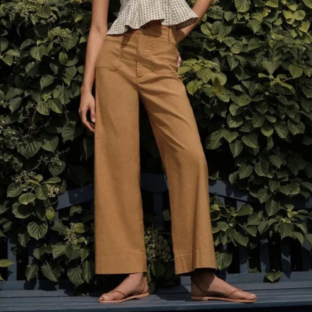 The Colette Wide-Leg Pants by Maeve